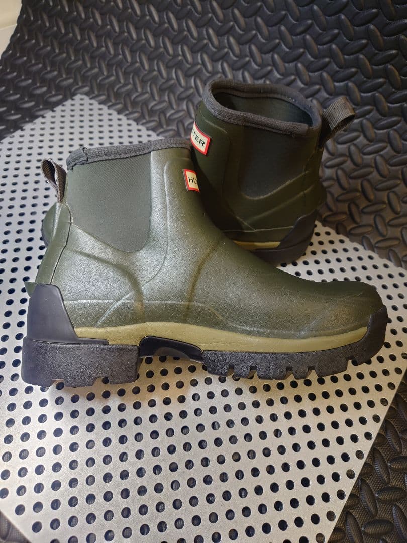 HUNTER バルモラル ハイブリッド ショート 27.5 UK9 オリーブ中古