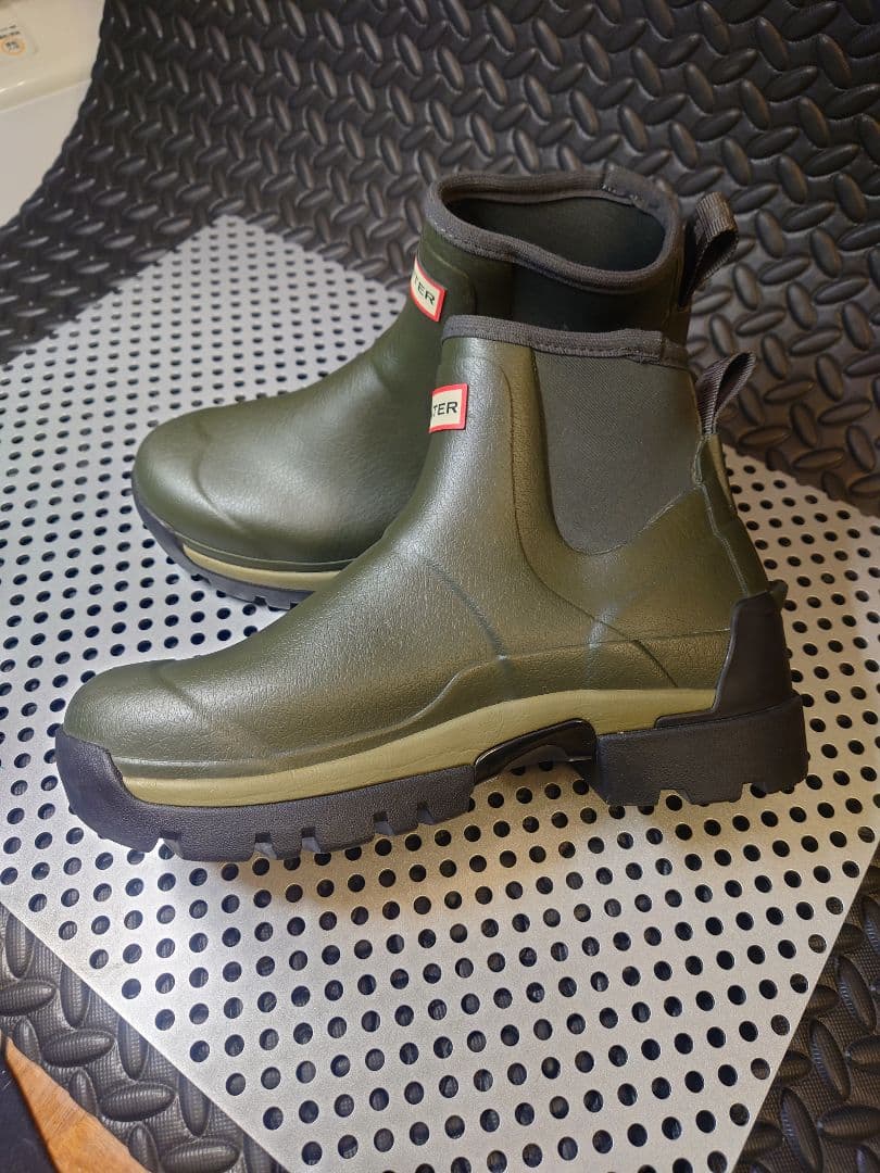 HUNTER バルモラル ハイブリッド ショート 27.5 UK9 オリーブ中古