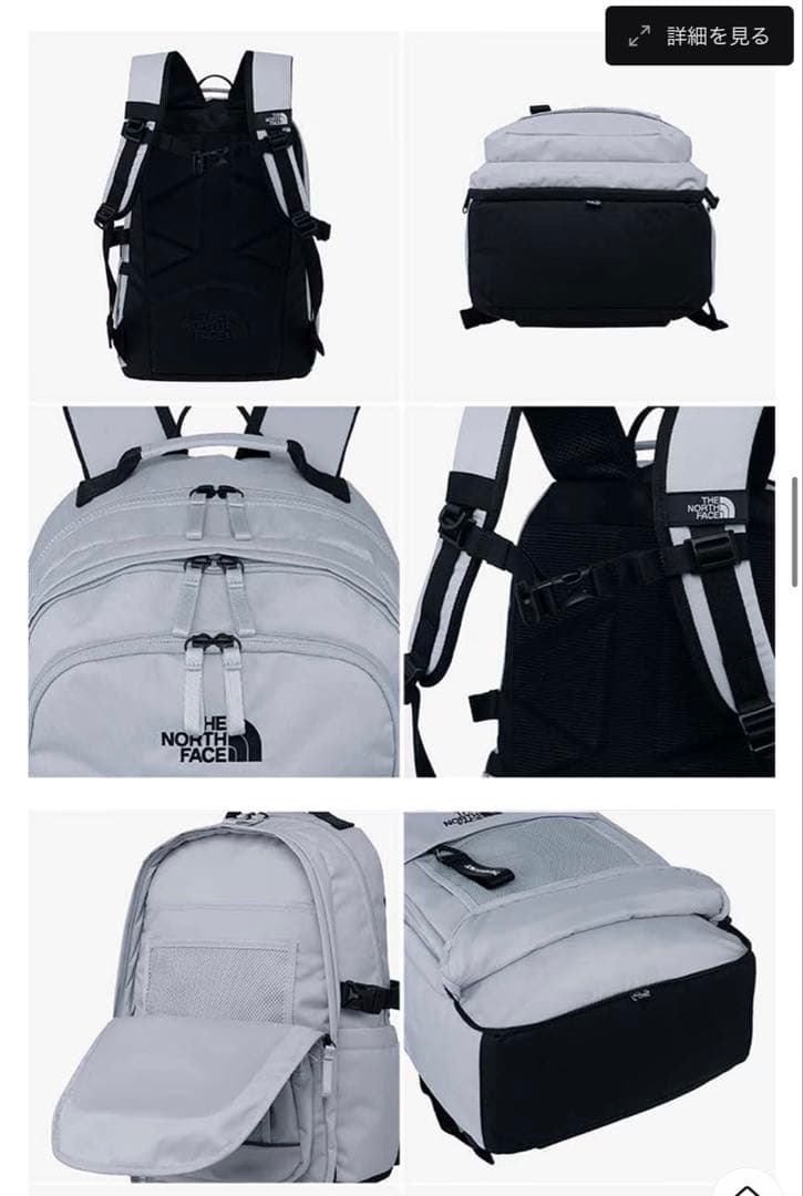 THE NORTH FACE NM2DR04 スタンダードバックパック グレー