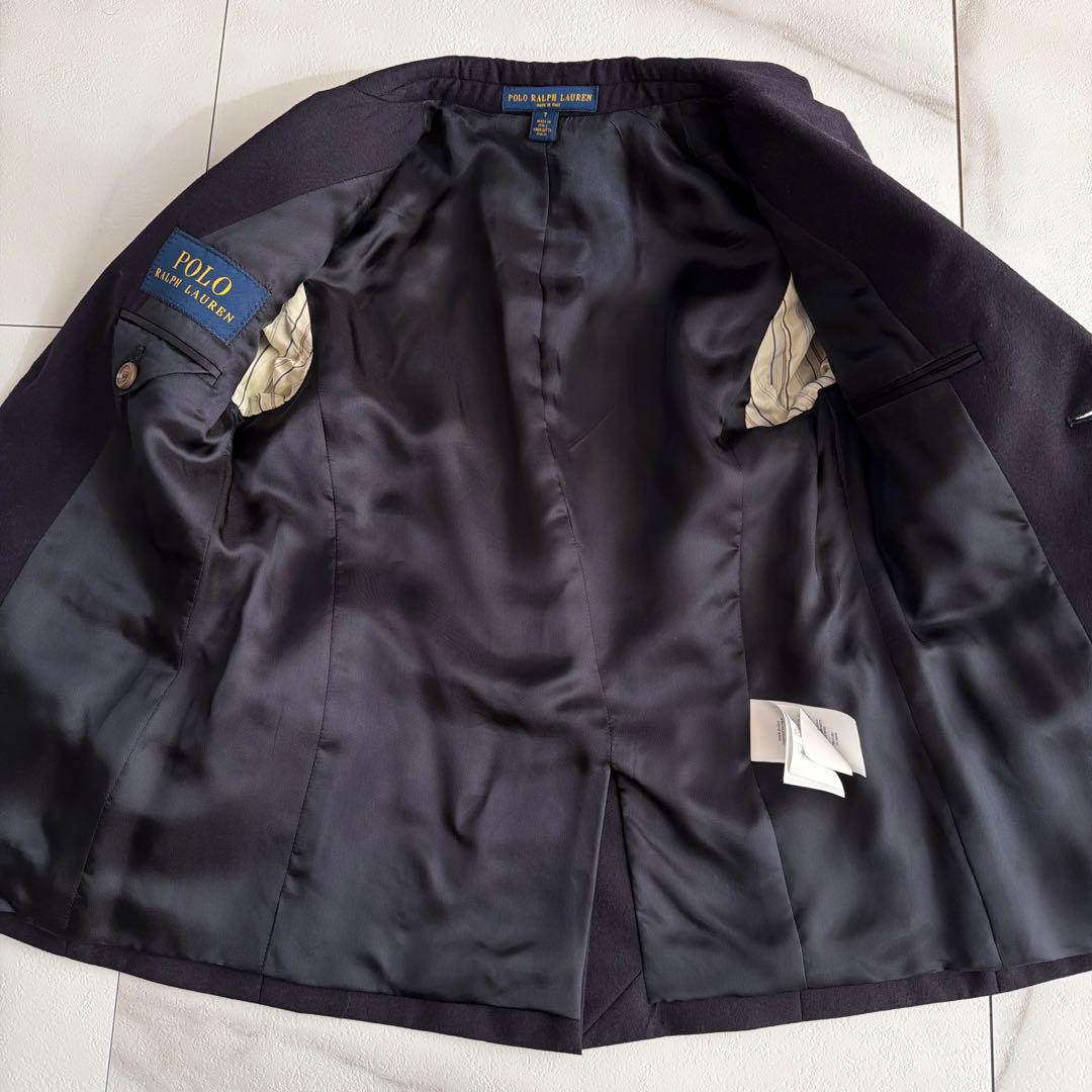 高級 ラルフローレン4点セット フォーマル 120 スーツ ブレ ネイビー