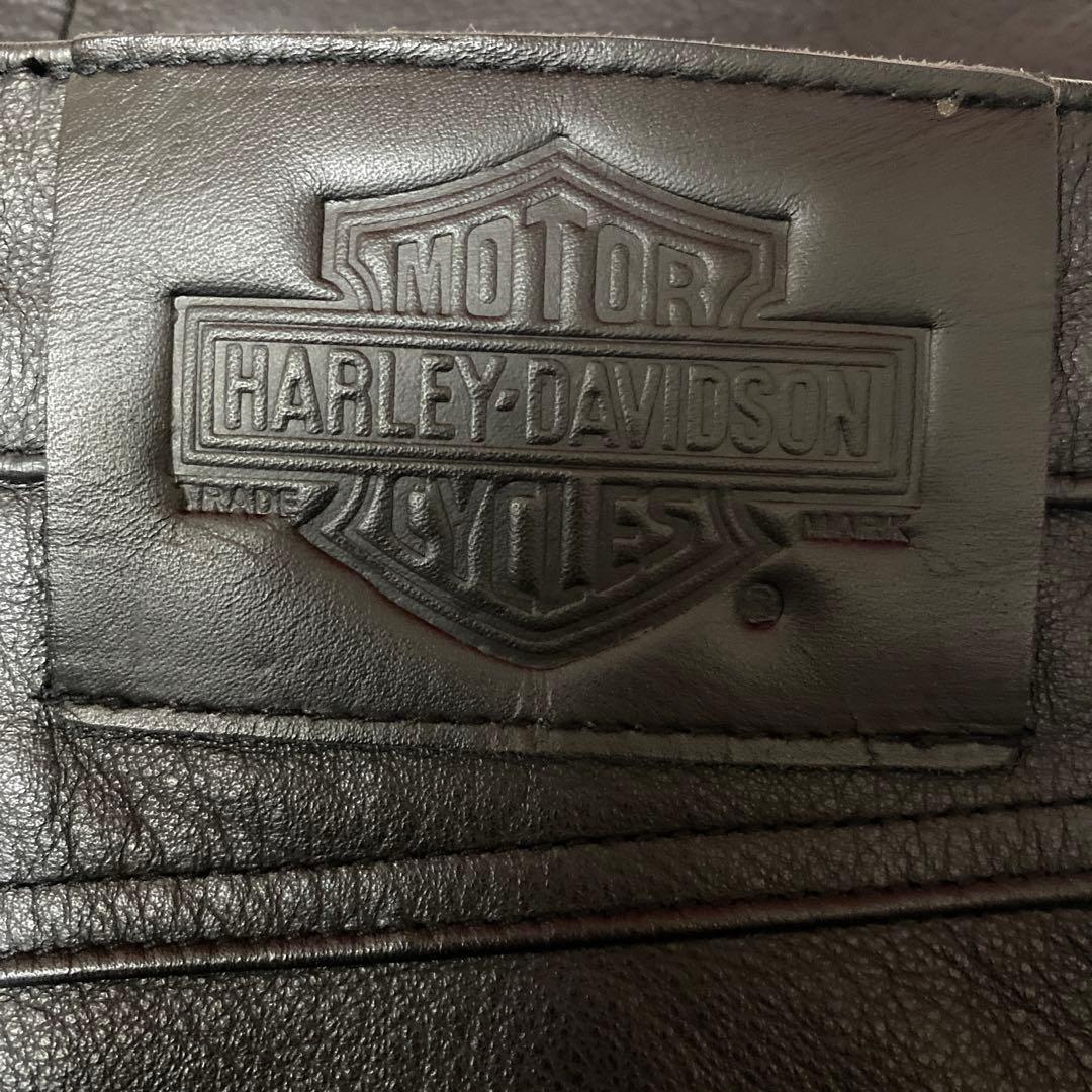 HARLEY DAVIDSON 牛革レザーパンツ