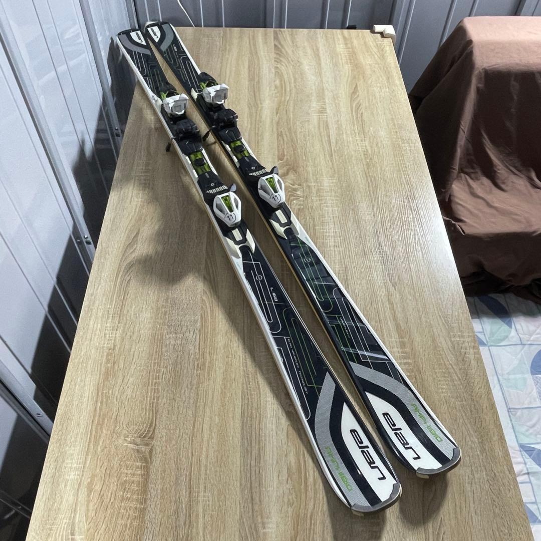 elan168cmROSSIGNOL27/27.5cmストック付きスキーセット