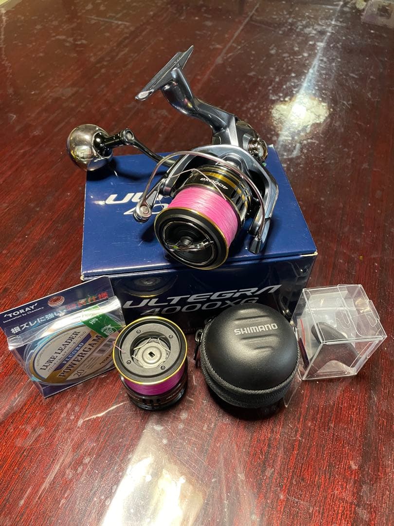 アルテグラ21 4000xg 予備スプール　ゴメクサハンドル　セット品