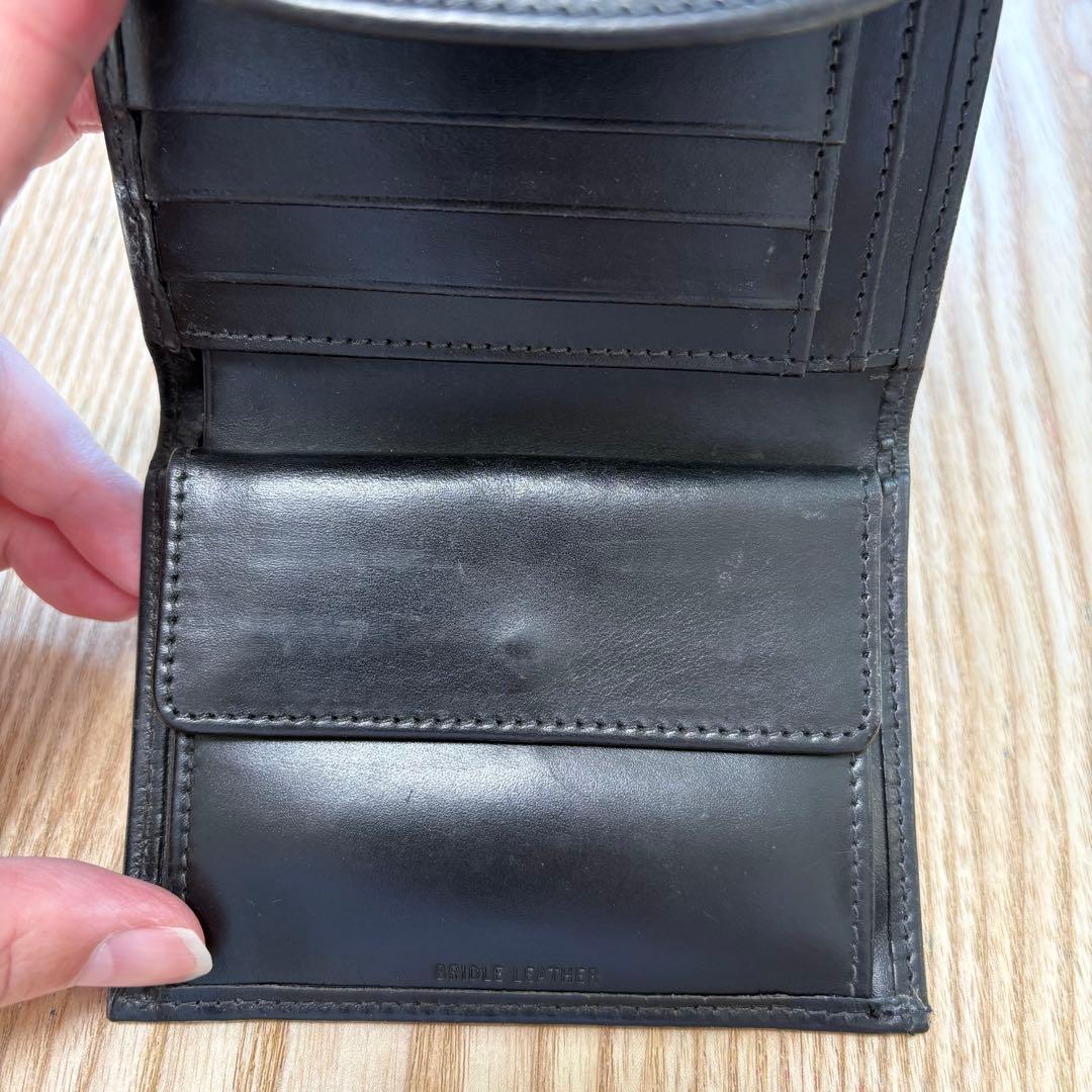 ホワイトハウスコックス 三つ折り財布 ブラック BEORMA べオーマ