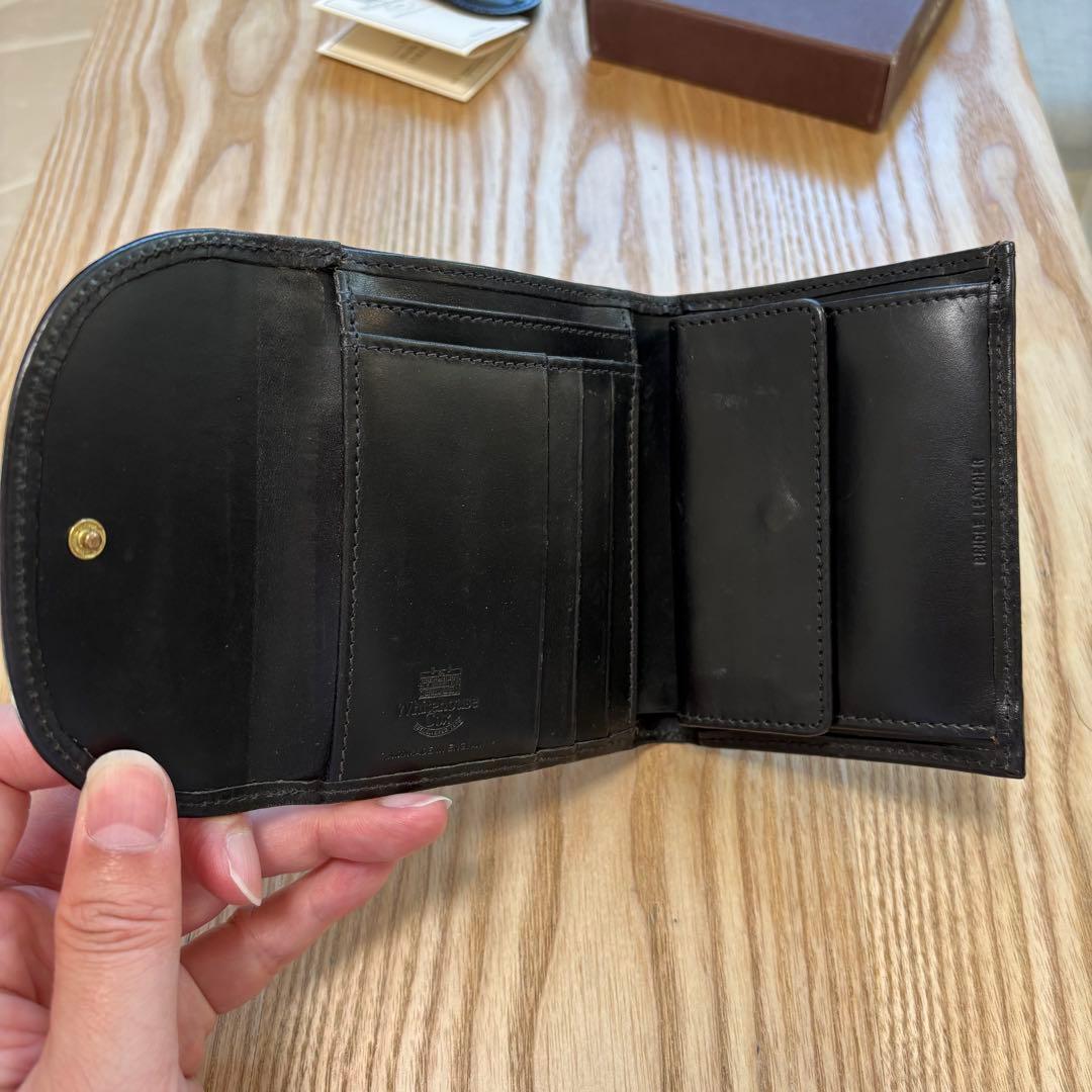 ホワイトハウスコックス 三つ折り財布 ブラック BEORMA べオーマ