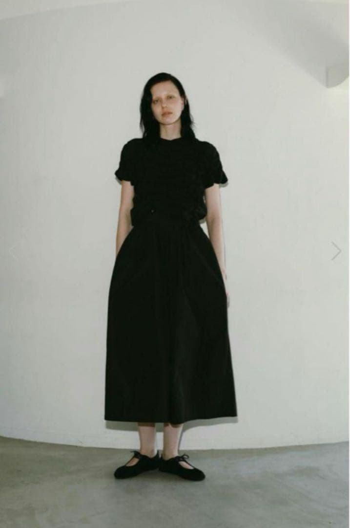 マチャット machatt メモリーキュロットパンツ（ブラック）