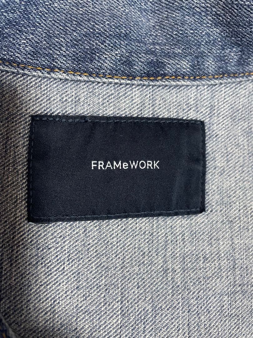 FRAMeWORK エクストララージデニムジャケット　ブルーA
