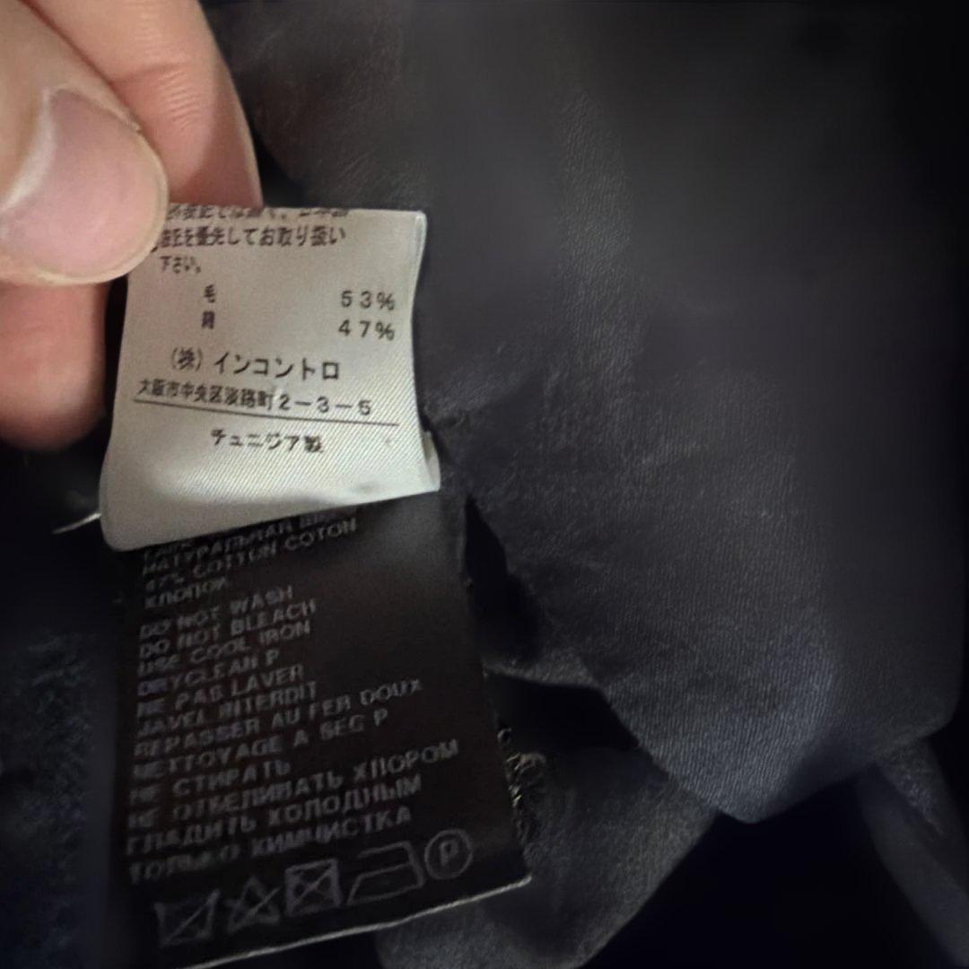 ANN DEMEULEMEESTER ブラック ワイドパンツ XXS