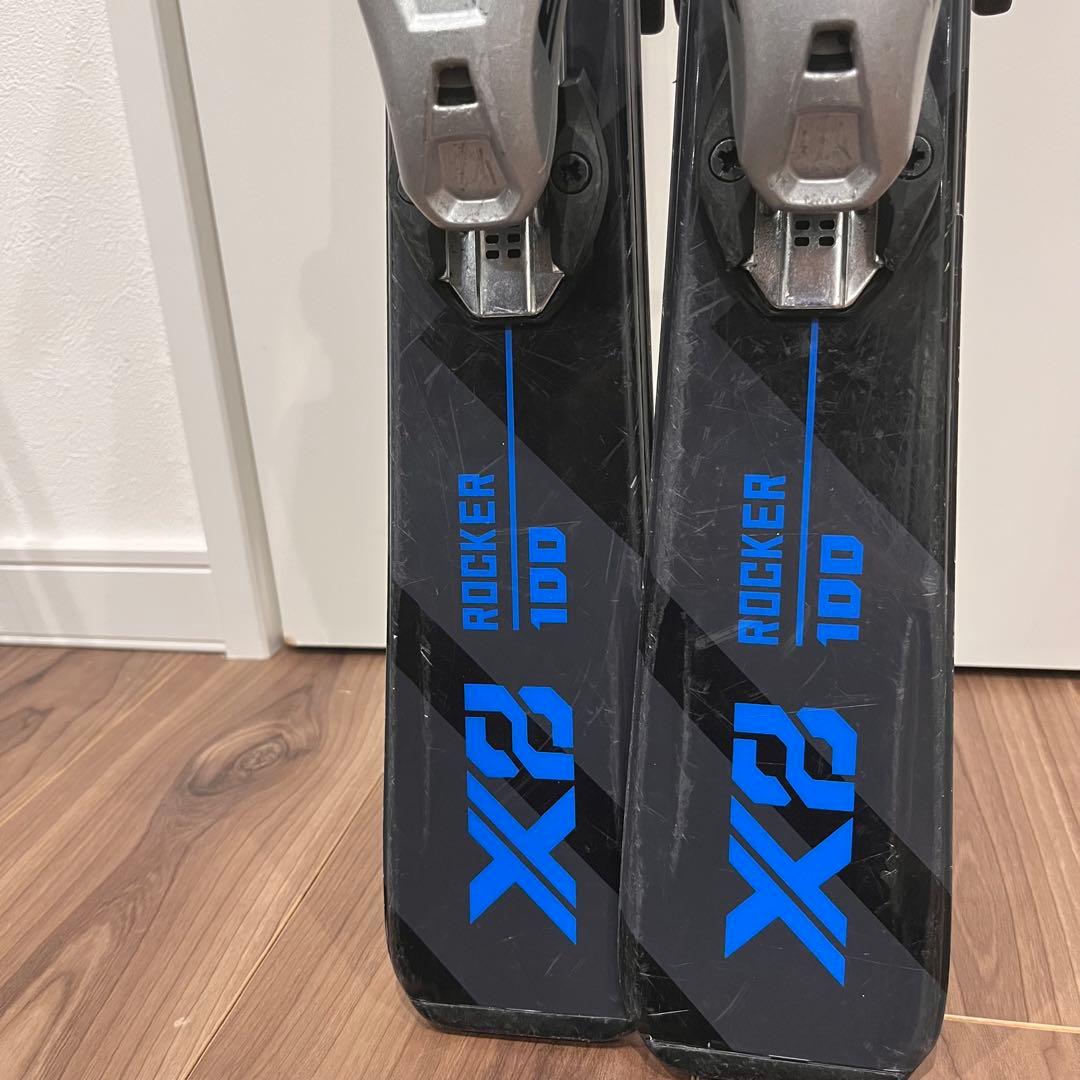 ジュニアスキーROCKER X8 板　ブーツ19㎝　ストック80スキー3点セット
