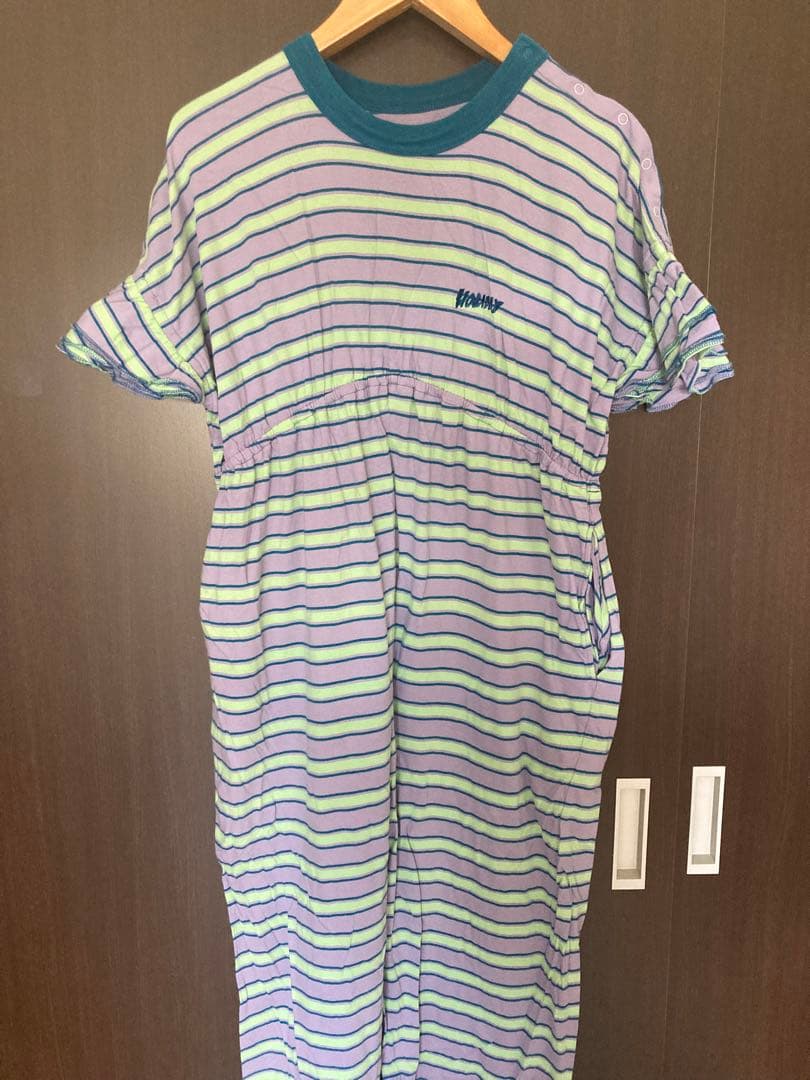 サロペット・オーバーオール・オールインワン holiday SUPER FINE BORDER BABY SUITS