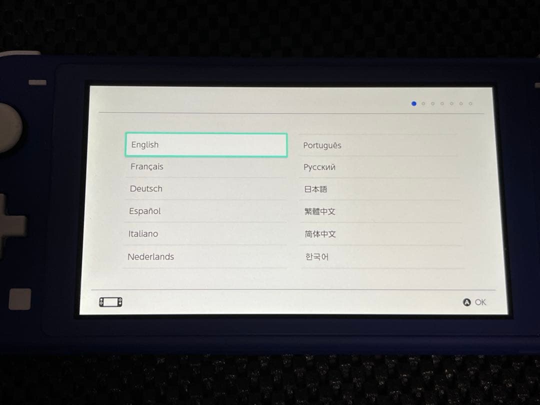 Nintendo Switch Lite blue とSDカード128MB