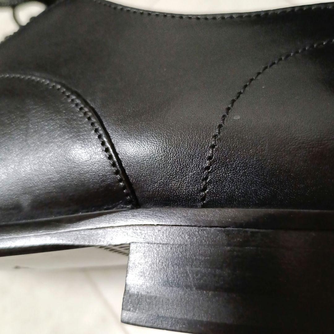 【Paul Smith】 革靴 黒 8 (26.5cm) トランプソール