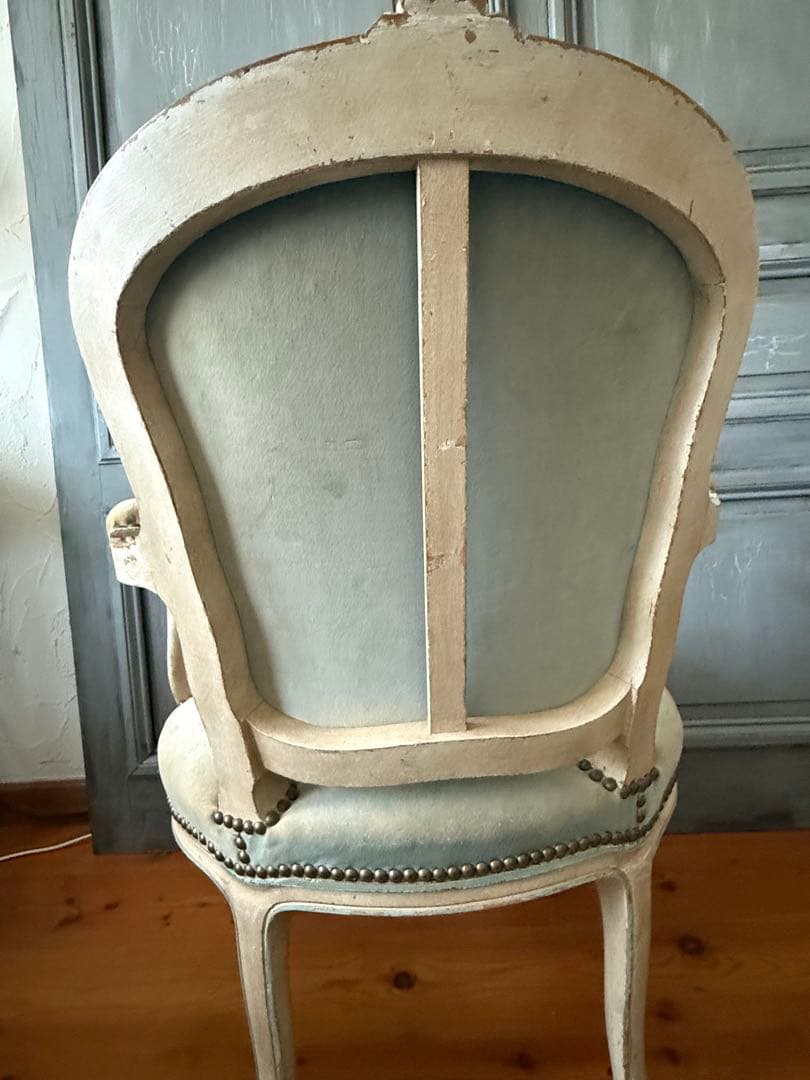 フレンスアンティーク　ルイ15世アームチェア　サロンチェア