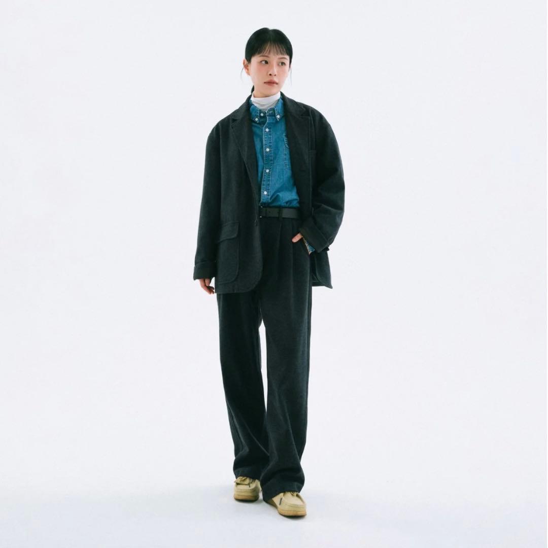 【新品】havehad / City Wool セットアップ ネイビー