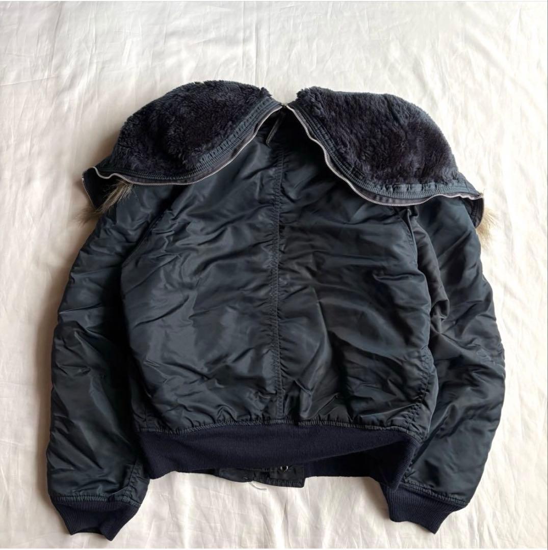 アルファインダストリーズ　N-2B フライトジャケット　USA製　ネイビー　M