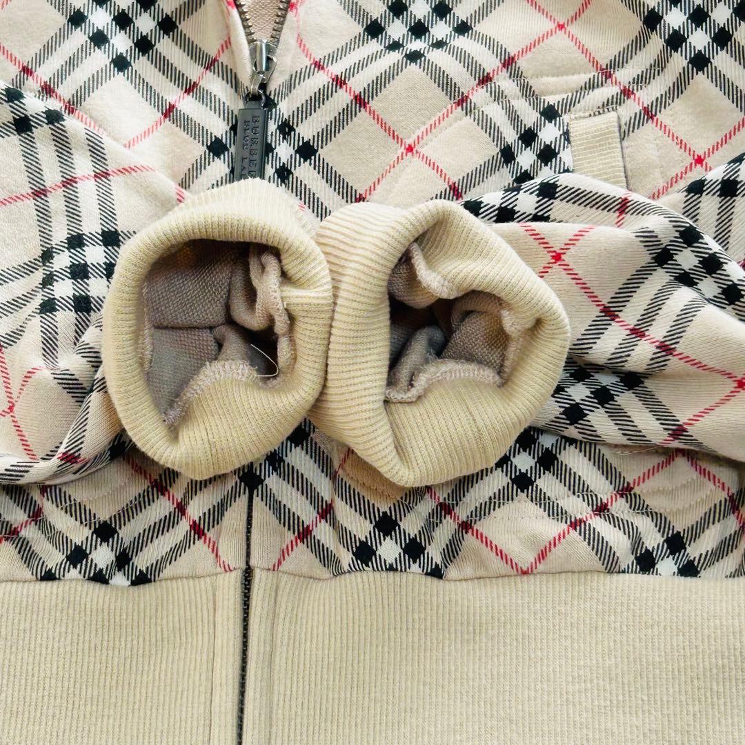 ✨バーバリーブルーレーベル ノバチェック フルジップパーカー フーディー y2k