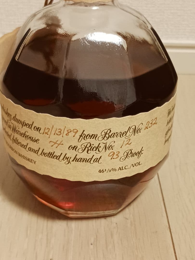 ブラントン ケンタッキー シングルバレル ウイスキー 古酒 1989 未開封