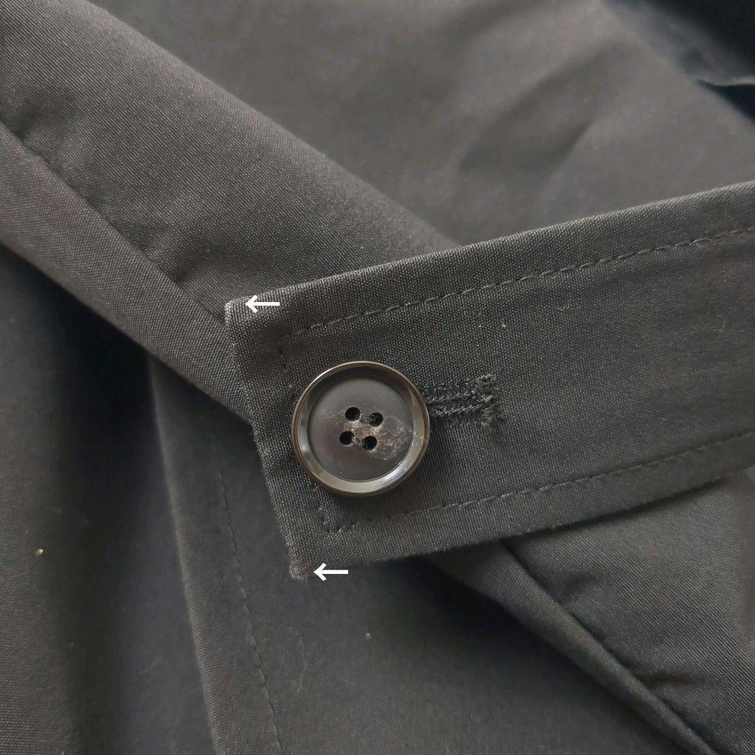 VACHEMENT│2wayフーデッド ショートコート ノーカラー ブラック