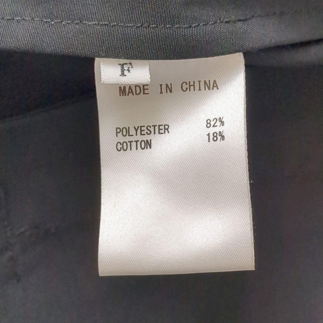 VACHEMENT│2wayフーデッド ショートコート ノーカラー ブラック