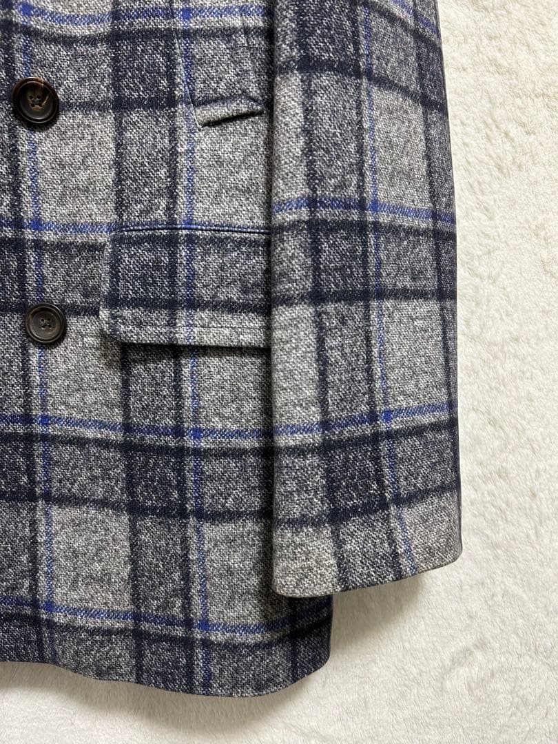 【極美品】チルコロ1901 メンズ ダブルチェスターコート 50 LL グレー