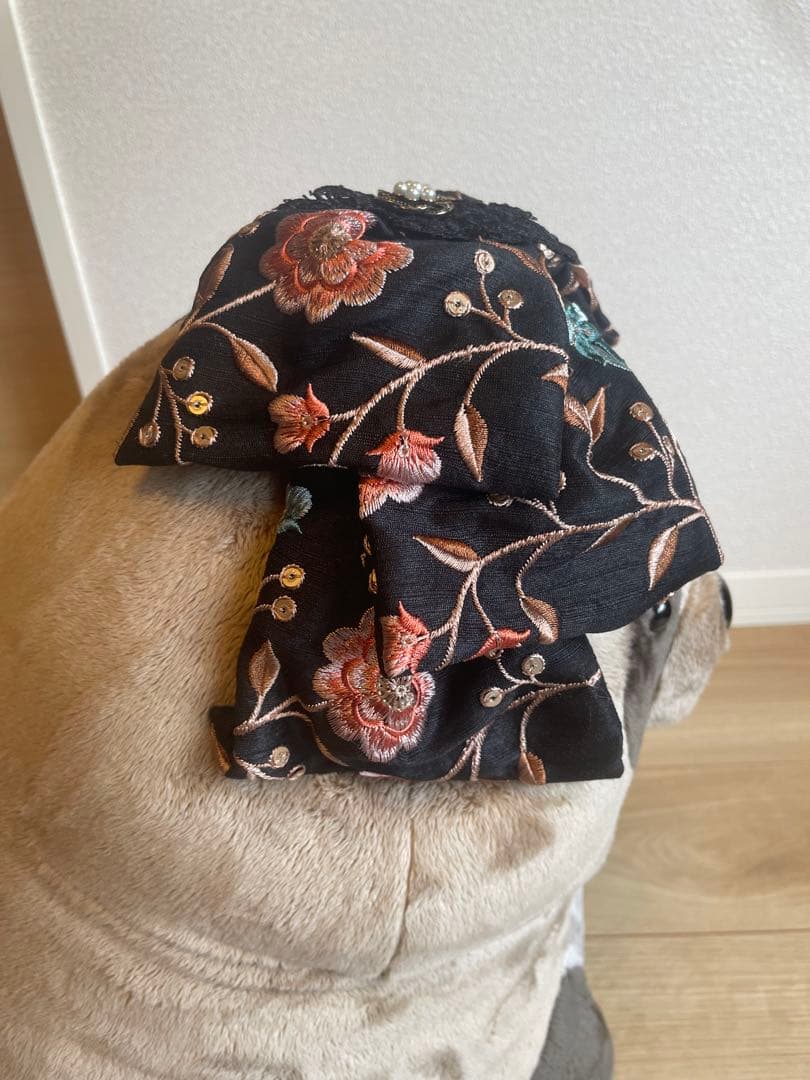 【そらまる】yuminique 刺繍柄ヘッドドレス