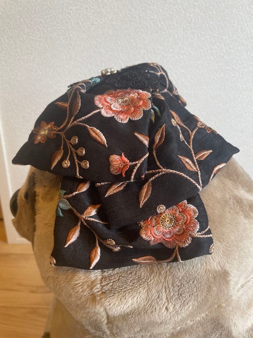 【そらまる】yuminique 刺繍柄ヘッドドレス