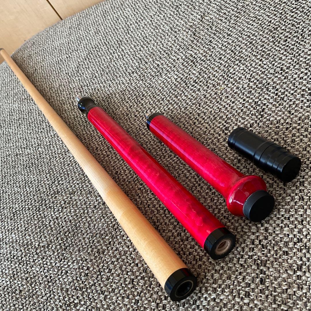 K*a様 ジャコビー カスタム 2段 ジャンプキュー　レッド 赤　樹脂タップ　1