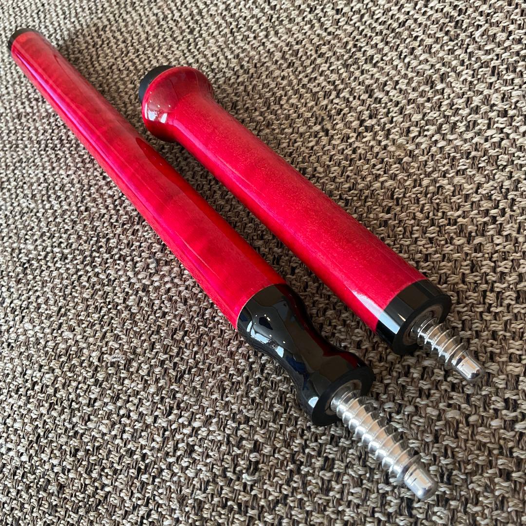 K*a様 ジャコビー カスタム 2段 ジャンプキュー　レッド 赤　樹脂タップ　1