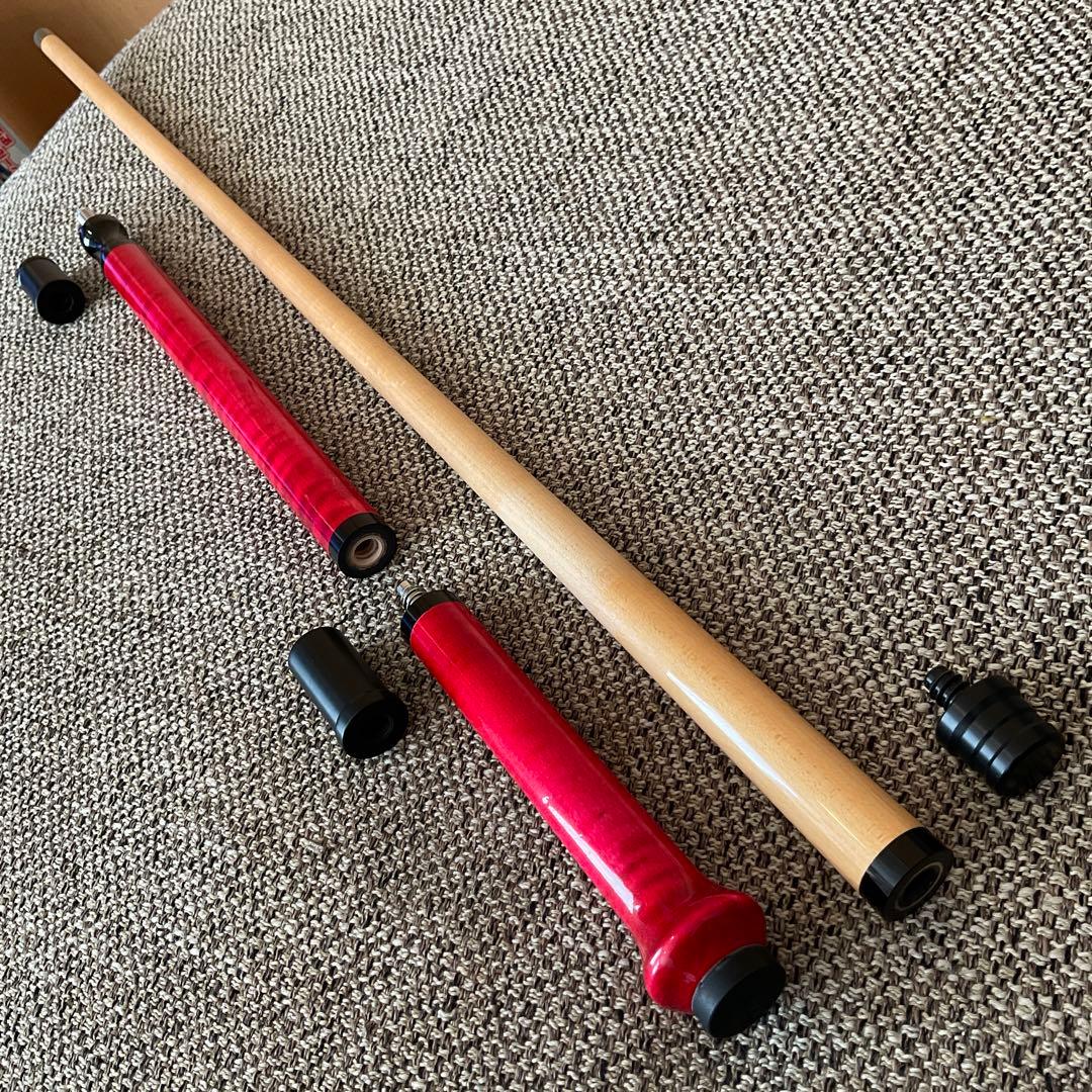 K*a様 ジャコビー カスタム 2段 ジャンプキュー　レッド 赤　樹脂タップ　1