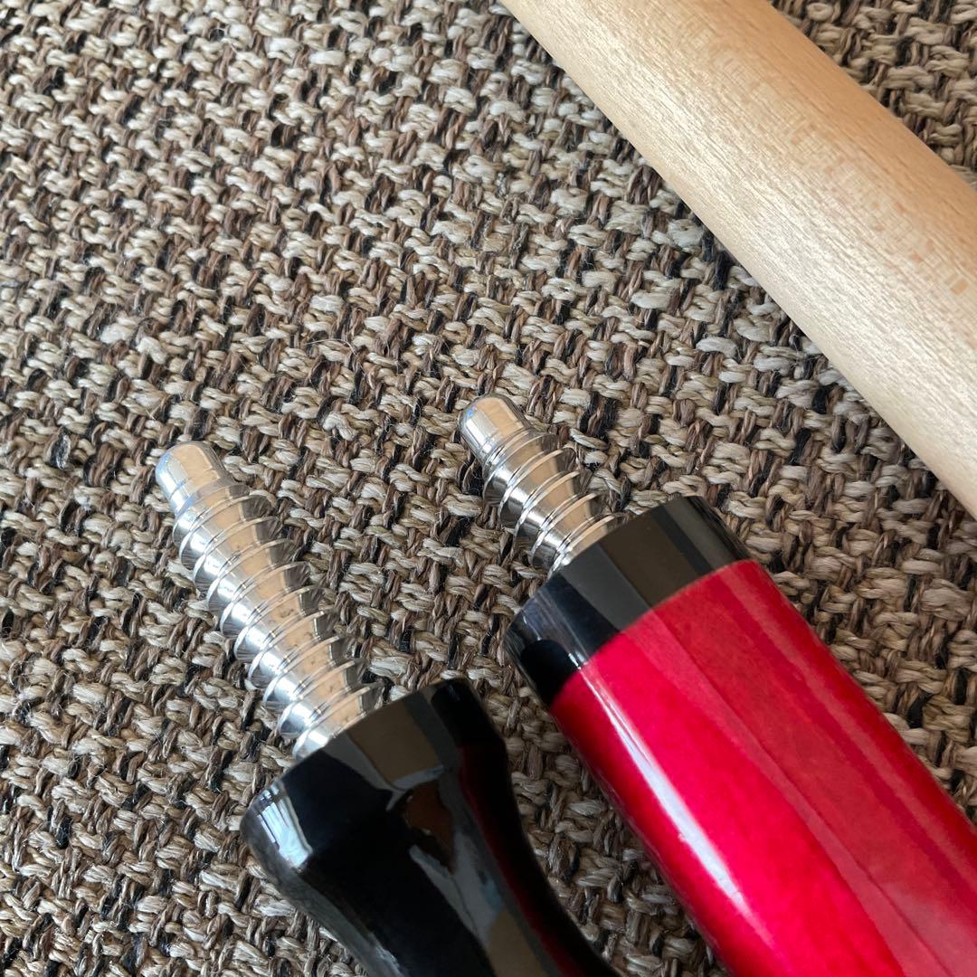 K*a様 ジャコビー カスタム 2段 ジャンプキュー　レッド 赤　樹脂タップ　1