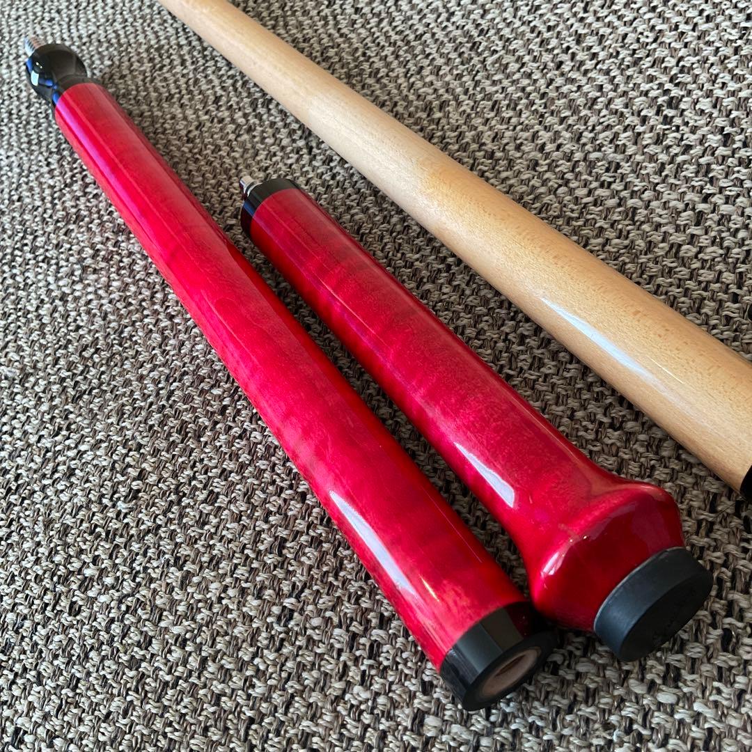 K*a様 ジャコビー カスタム 2段 ジャンプキュー　レッド 赤　樹脂タップ　1