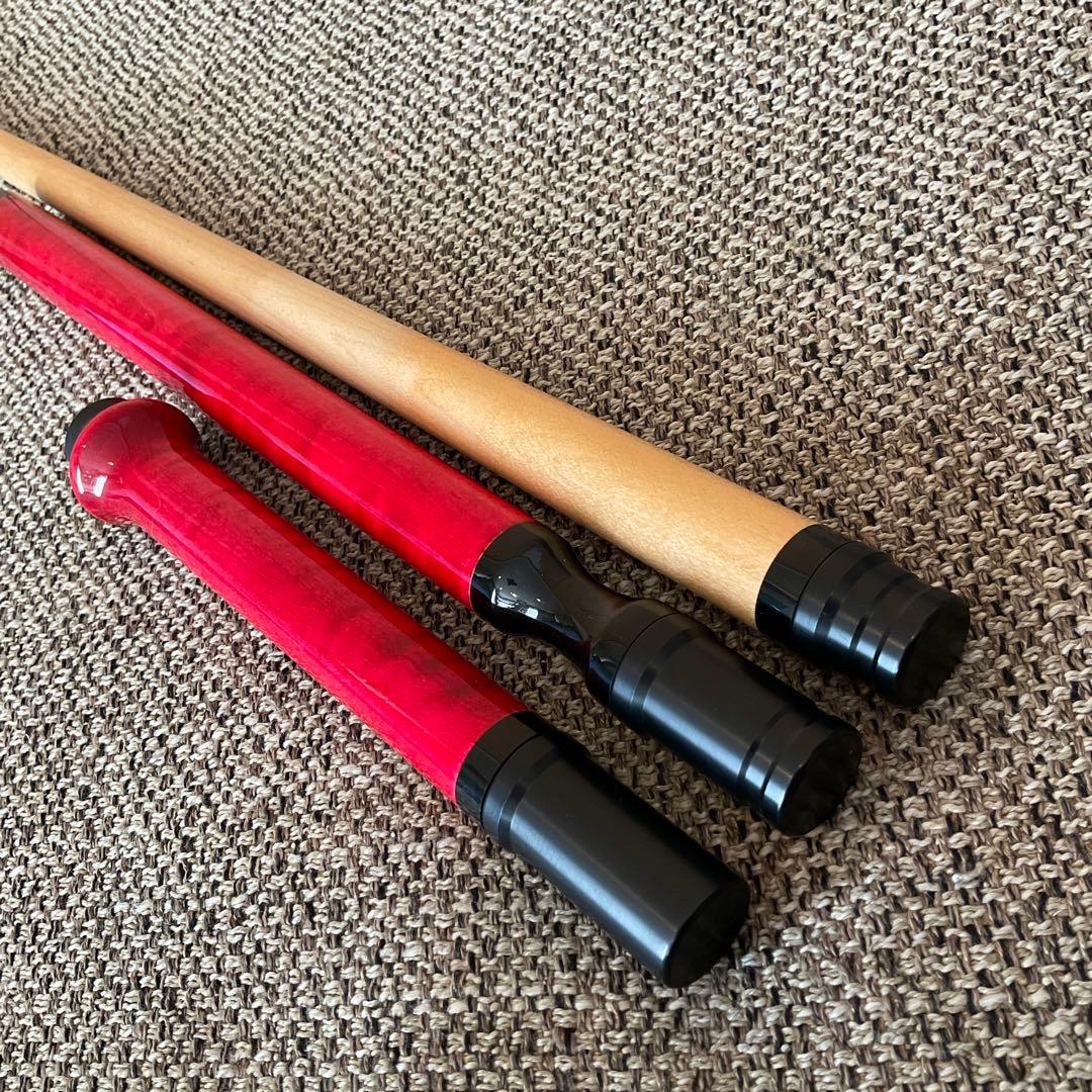 K*a様 ジャコビー カスタム 2段 ジャンプキュー　レッド 赤　樹脂タップ　1