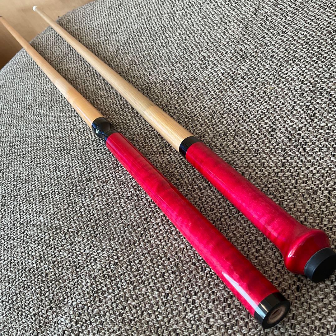 K*a様 ジャコビー カスタム 2段 ジャンプキュー　レッド 赤　樹脂タップ　1