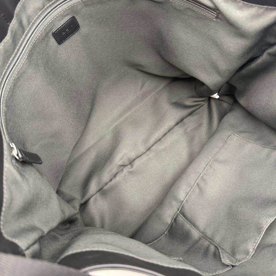 【未使用級】イヤパピヨネ ワイドテープ レザートートバッグ L 2way A4可