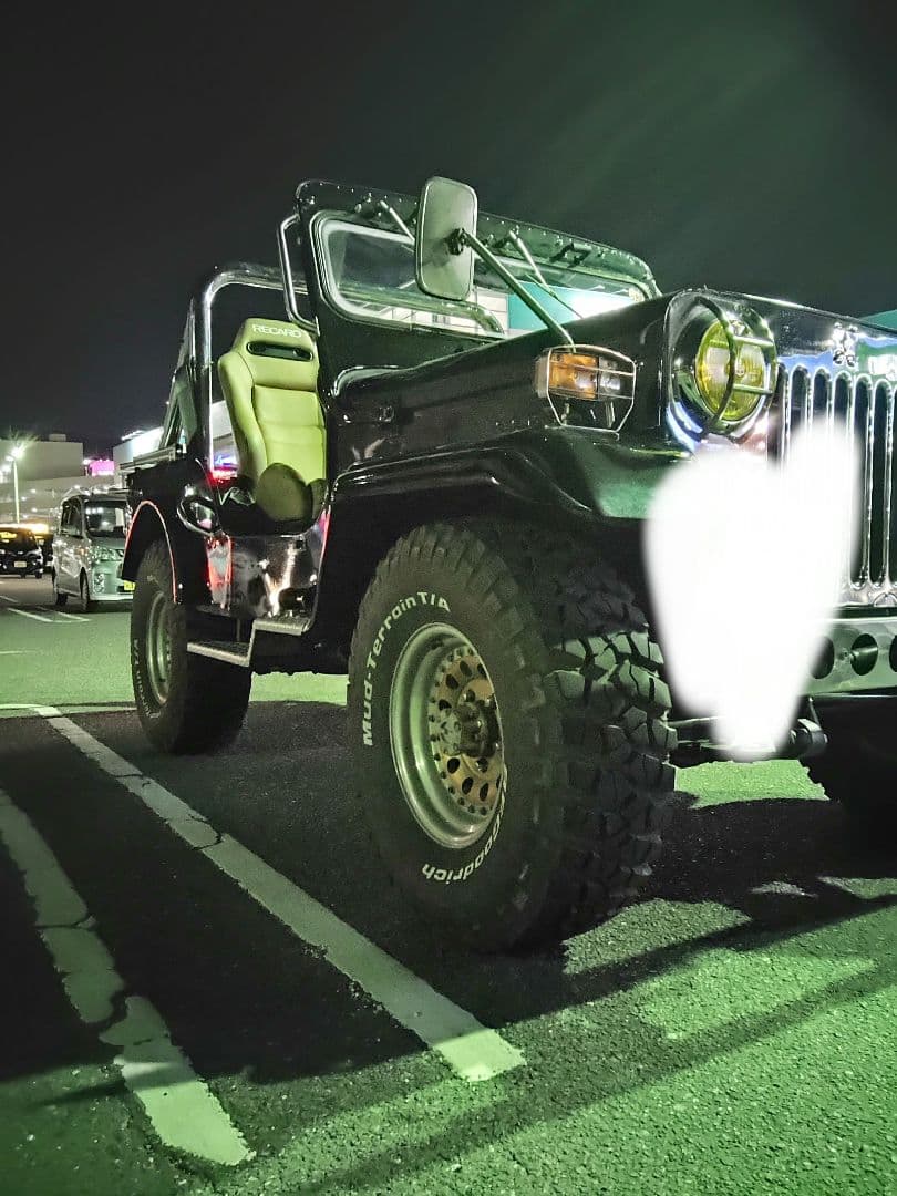 三菱ジープ　オーバーフェンダー