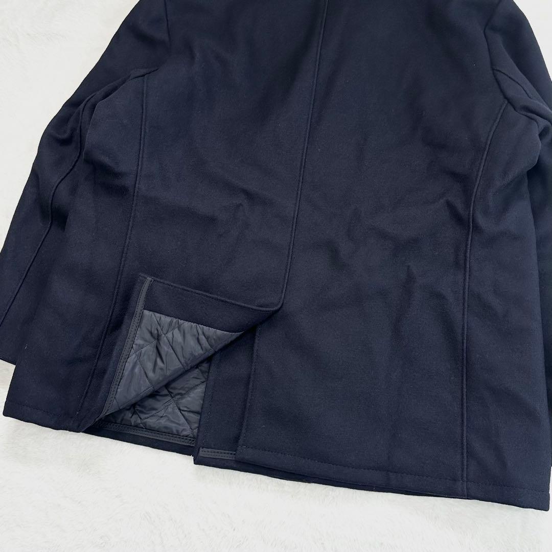 ショット Pコート ダブル ブラック キルティング 50 5XL 大きいサイズ