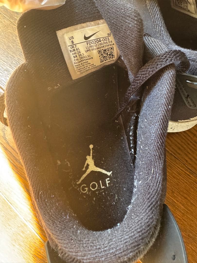 お値下げ　NIKE AIR JORDAN 6 LOW GOLF NRG P23