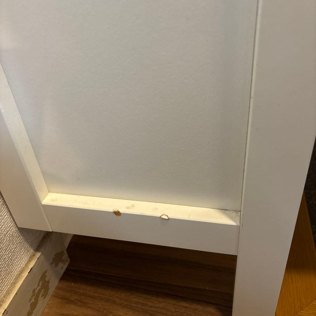 ホワイトシューズラック 3段引き出し　IKEA ヘムネス　HEMNES 靴箱