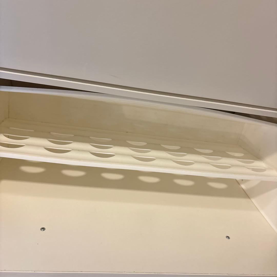 ホワイトシューズラック 3段引き出し　IKEA ヘムネス　HEMNES 靴箱