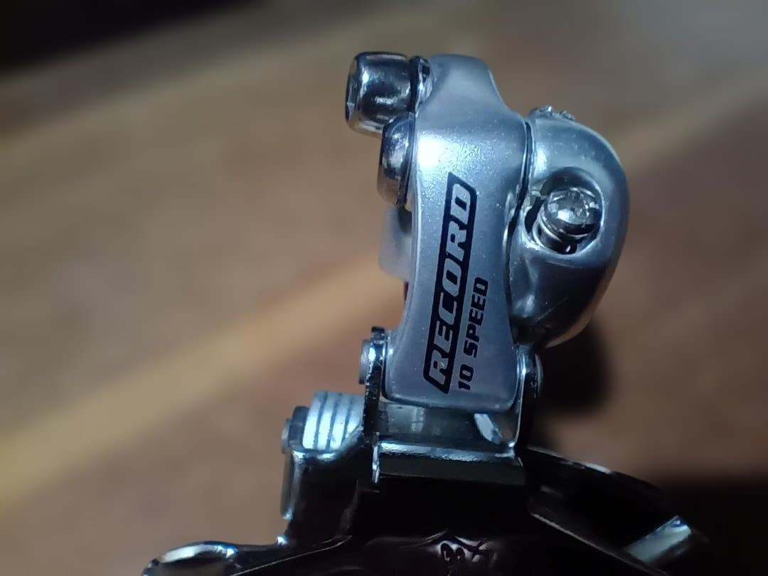 【美品・箱付】カンパニョーロ レコード FD 10s/9s 28.6mm アルミ