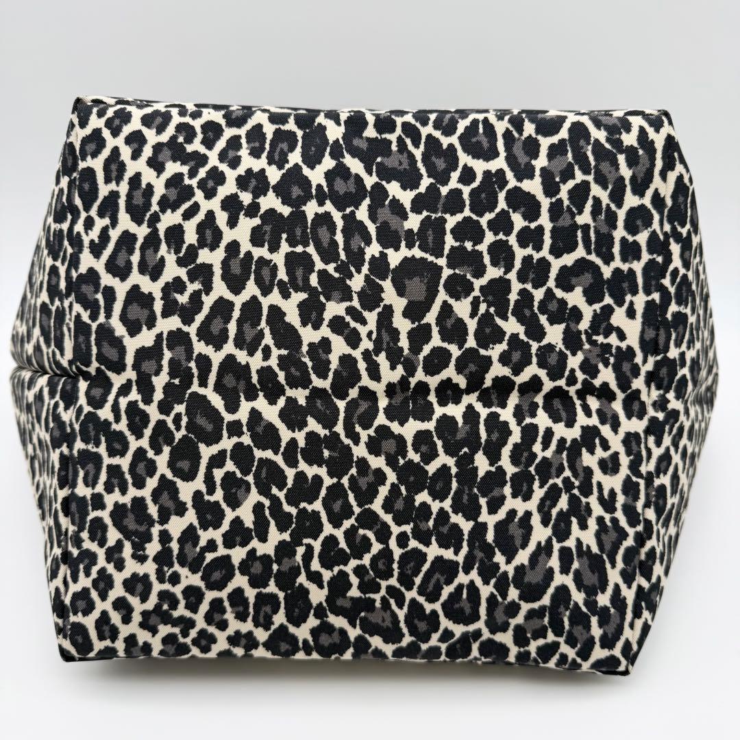 【極美品】エルベシャプリエ 2925F ナイロン舟型トート L パンサーブラン