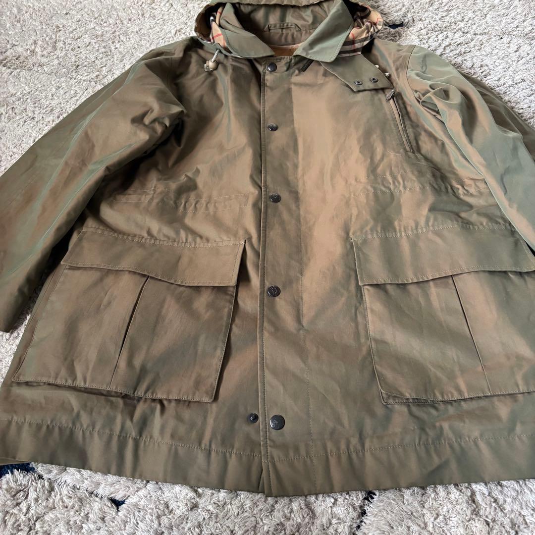 【極美品✨】バーバリー　別注　マルゼン　ライナー　ジャケット　コート　玉虫