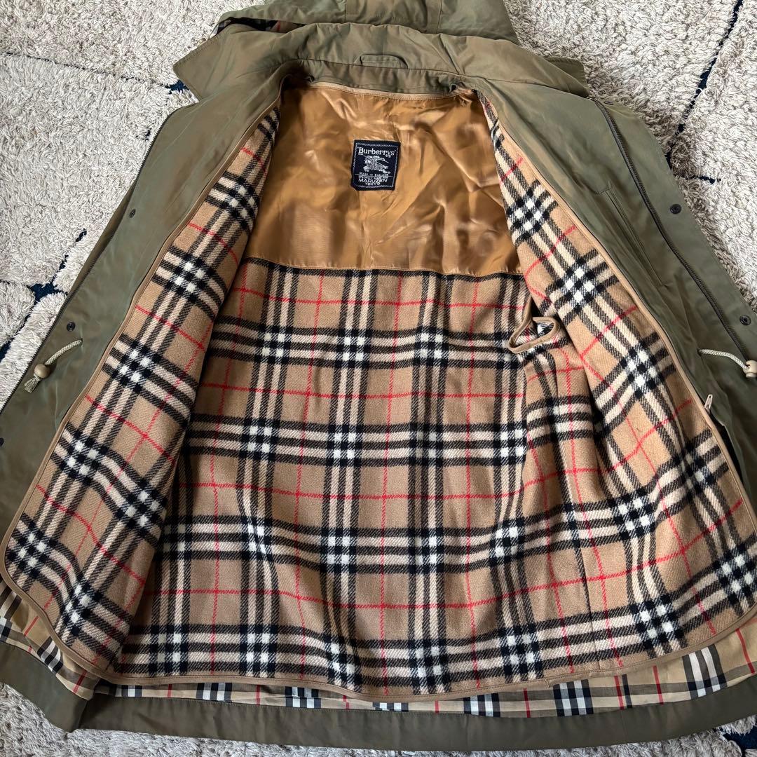 【極美品✨】バーバリー　別注　マルゼン　ライナー　ジャケット　コート　玉虫