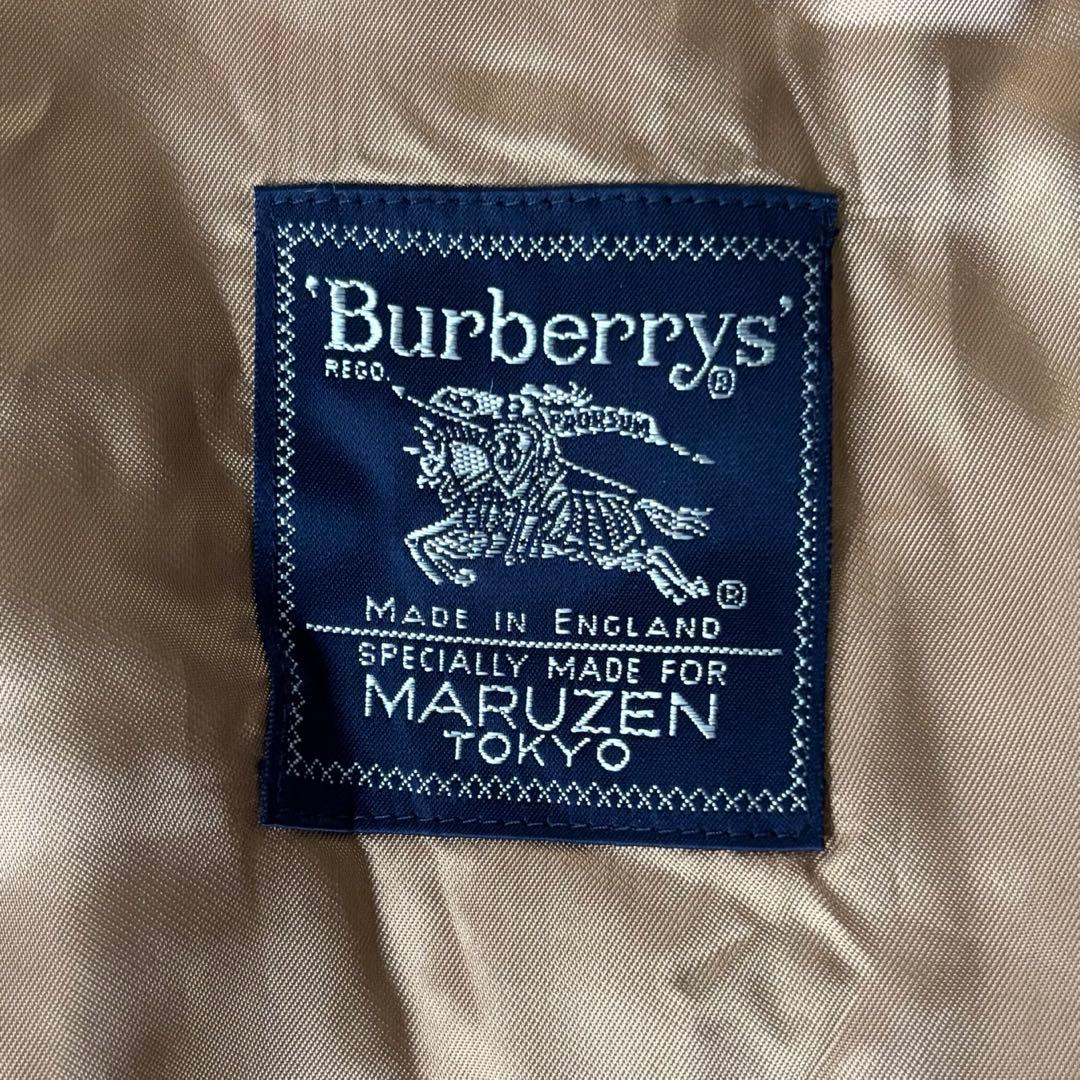 【極美品✨】バーバリー　別注　マルゼン　ライナー　ジャケット　コート　玉虫