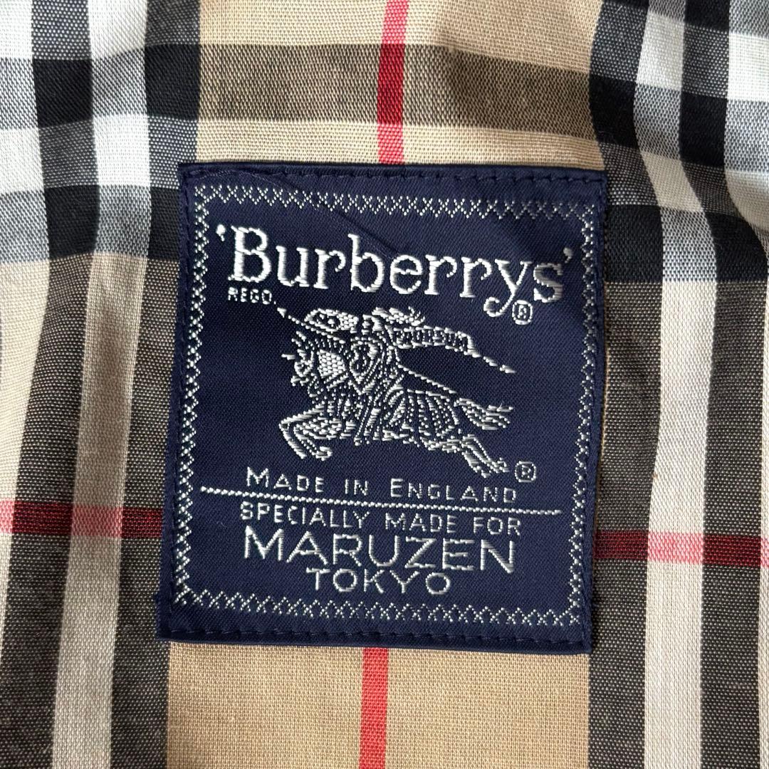 【極美品✨】バーバリー　別注　マルゼン　ライナー　ジャケット　コート　玉虫