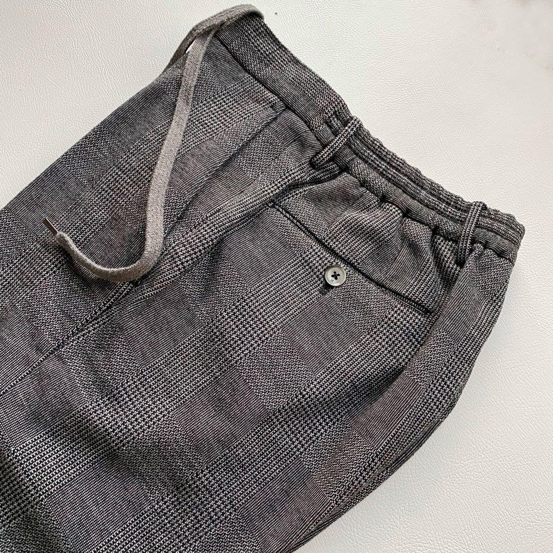 【美品】PT トリノ TRAVEL ドローコード トラベルパンツ 46 グレー