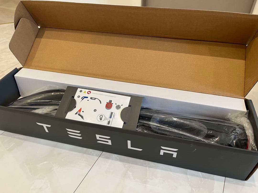 【箱付き】テスラTESLA チャデモ 充電アダプター　取説付き