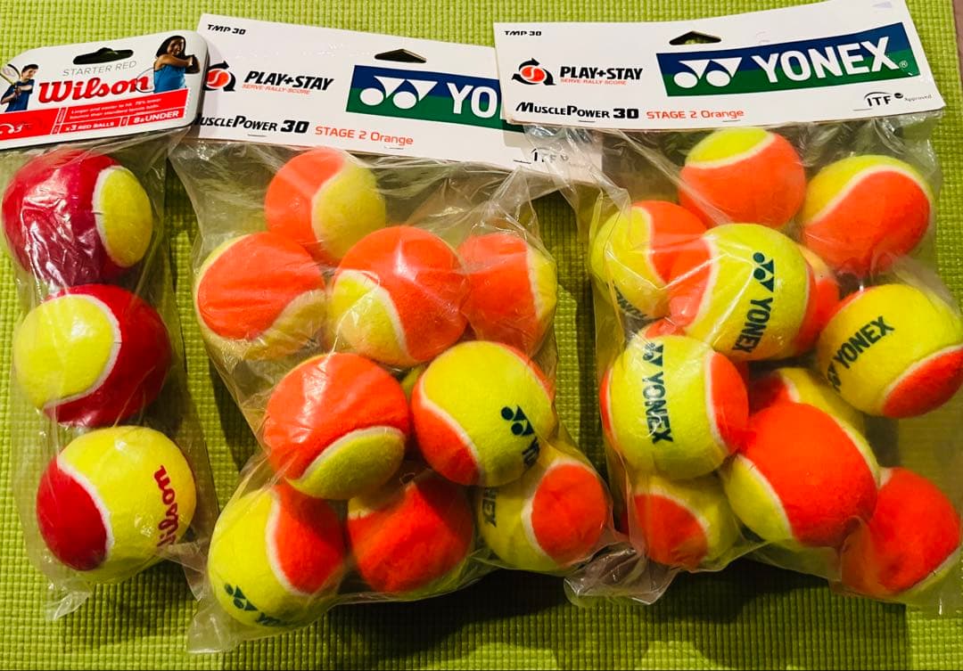 YONEX Muscle Power 30 テニスボール 24個＋ウィルソン3個