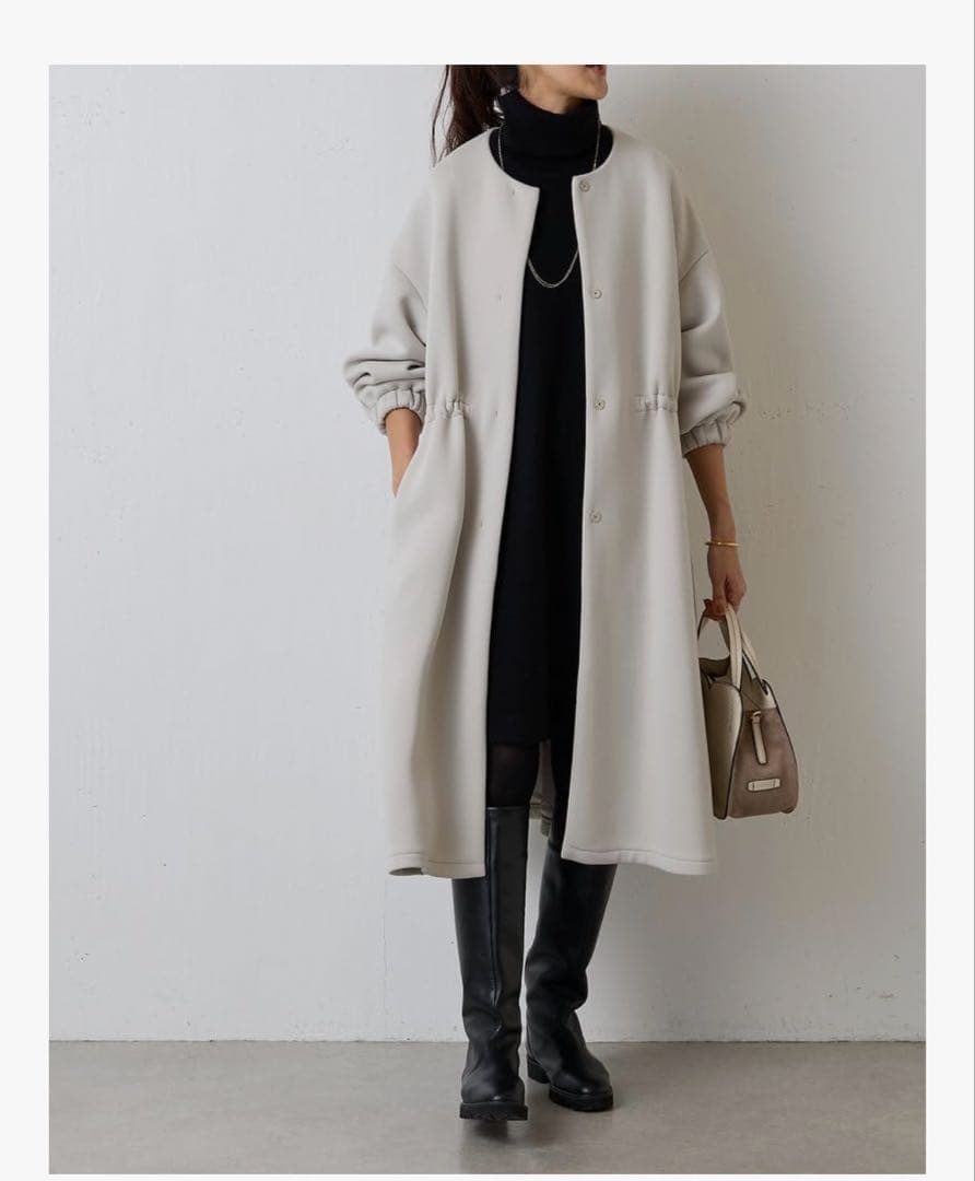 【新品未使用】BEARDSLEYビアズリー　ダンボールギャザーコート