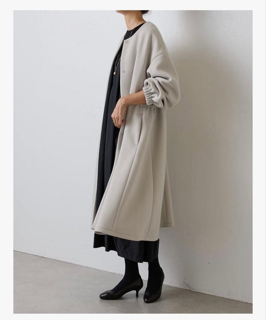 【新品未使用】BEARDSLEYビアズリー　ダンボールギャザーコート